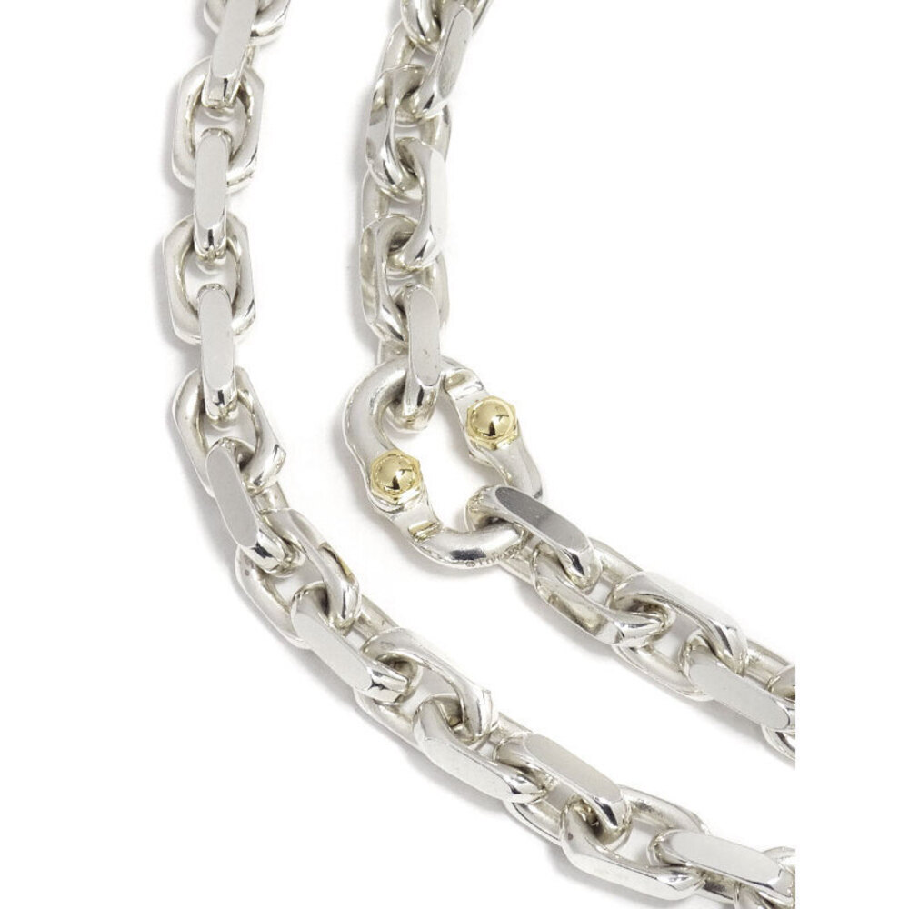 Tiffany Co SILVER Makers Chain Necklace